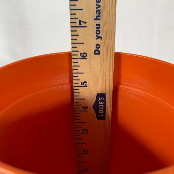 Tupperware Orange Drink Pitcher Vacuum Lid 1575-1 Vintage 1970s GREAT RETRO - Picture 7 of 11